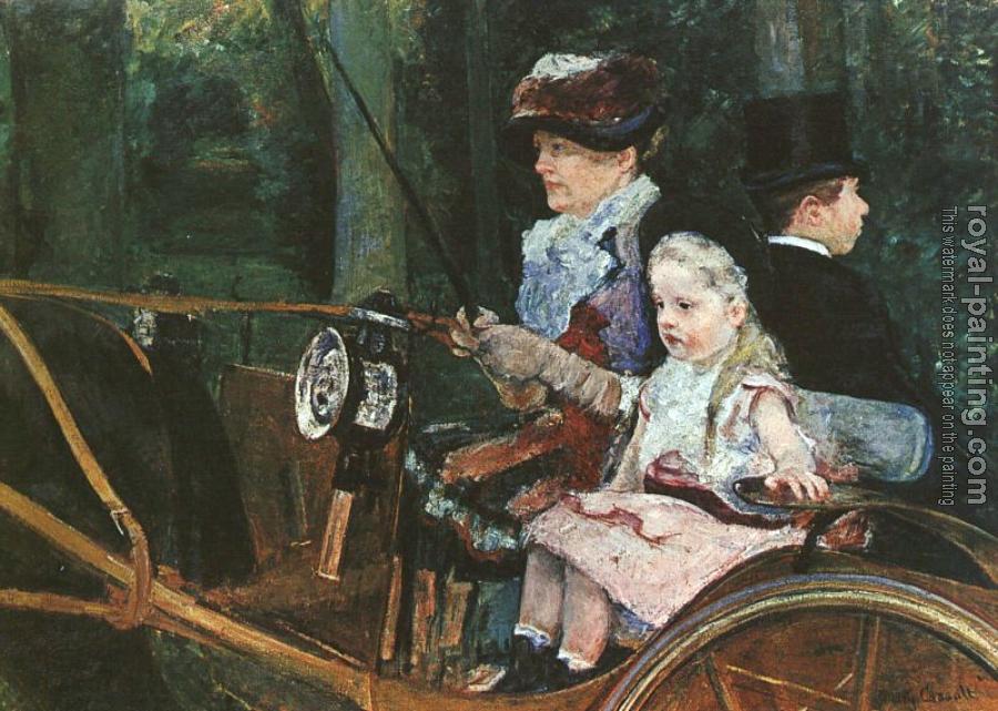Mary Cassatt : Woman and Child Driving